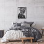Wallity Tree Man - Model 319 Escultura de pared de metal negra